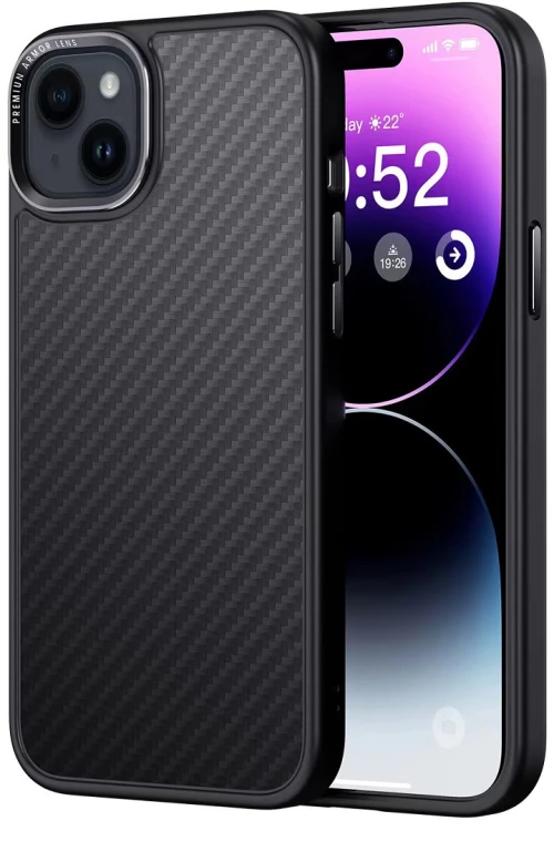 Comma case Kevlar Mag for iPhone 15 black