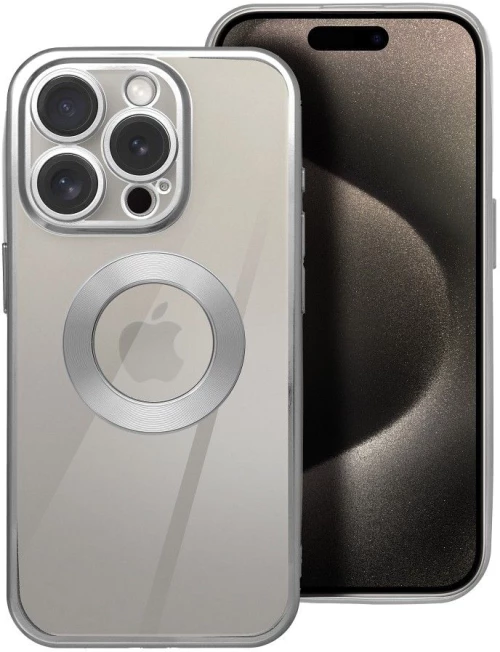 Case GLAM for IPHONE 16 Plus silver
