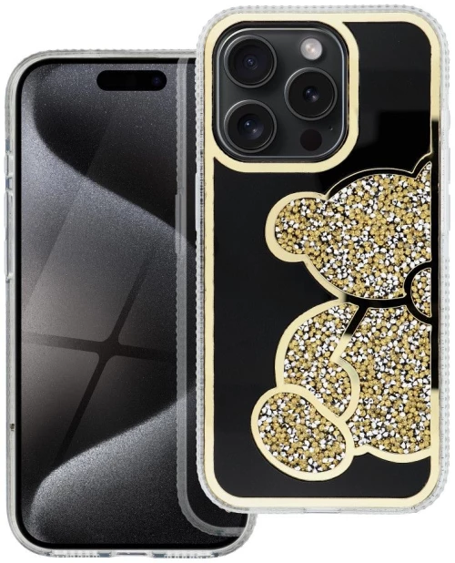 TEDDY BEAR Case for IPHONE 16 Plus gold