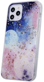 Gold Glam case for iPhone 15 6,1" galactic