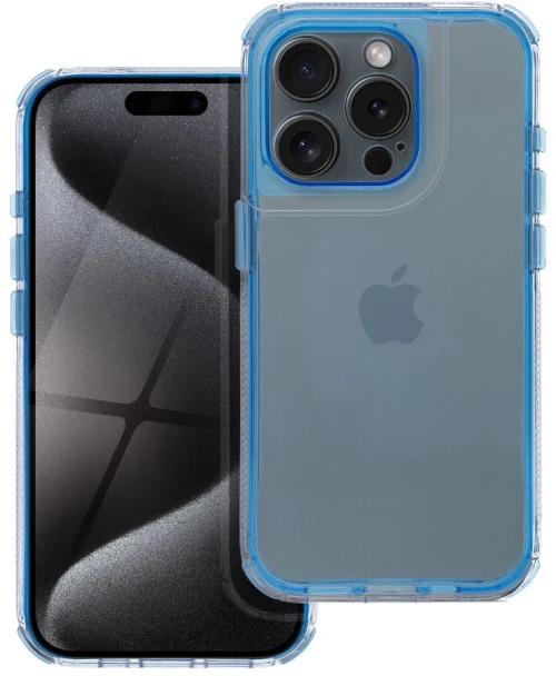 MATRIX CLEAR Case for IPHONE 16 PLUS blue