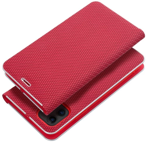 LUNA Book Carbon for IPHONE 16 Pro Max red