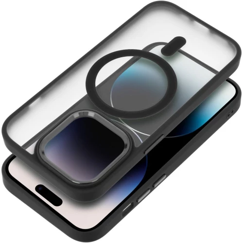 MATTE MAG COVER case compatible with MagSafe for IPHONE 16 Plus black