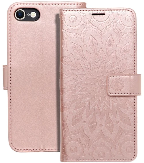 MEZZO Book case for IPHONE 7 / 8 / SE 2020 / SE 2022 mandala rose gold