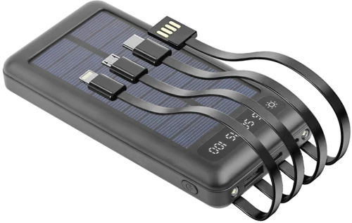 Setty solar power bank SLR-100 10000 mAh black