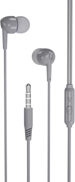 XO wired earphones EP37 jack 3,5mm gray