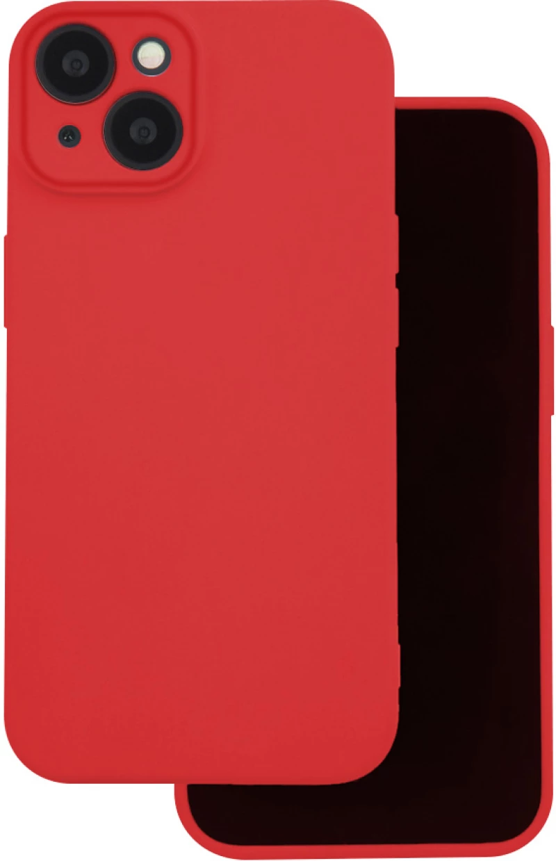 Silicon case for iPhone 15 6,1" red