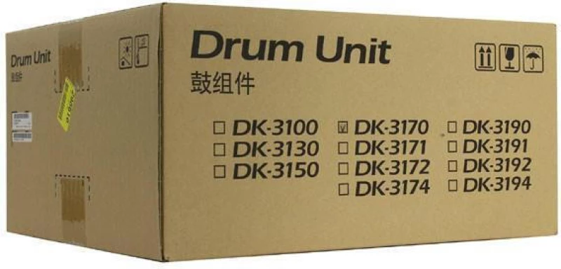 Kyocera DK-3170 Drum Laser Εκτυπωτή Μαύρο 300000 Σελίδων (302T993060)