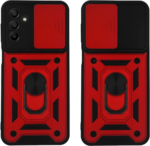 Θήκη Ring Armor CamPro Sonique για Samsung Galaxy A15 4G / Galaxy A15 5G Κόκκινο