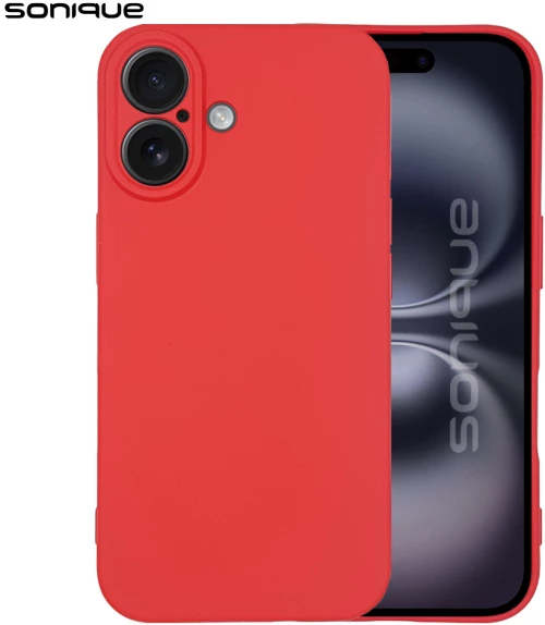 Θήκη Σιλικόνης My Colors Sonique Apple iPhone 16 Κόκκινο