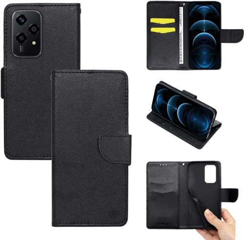 Θήκη Πορτοφόλι Sonique Trend Wallet Honor 200 Lite 5G Μαύρο