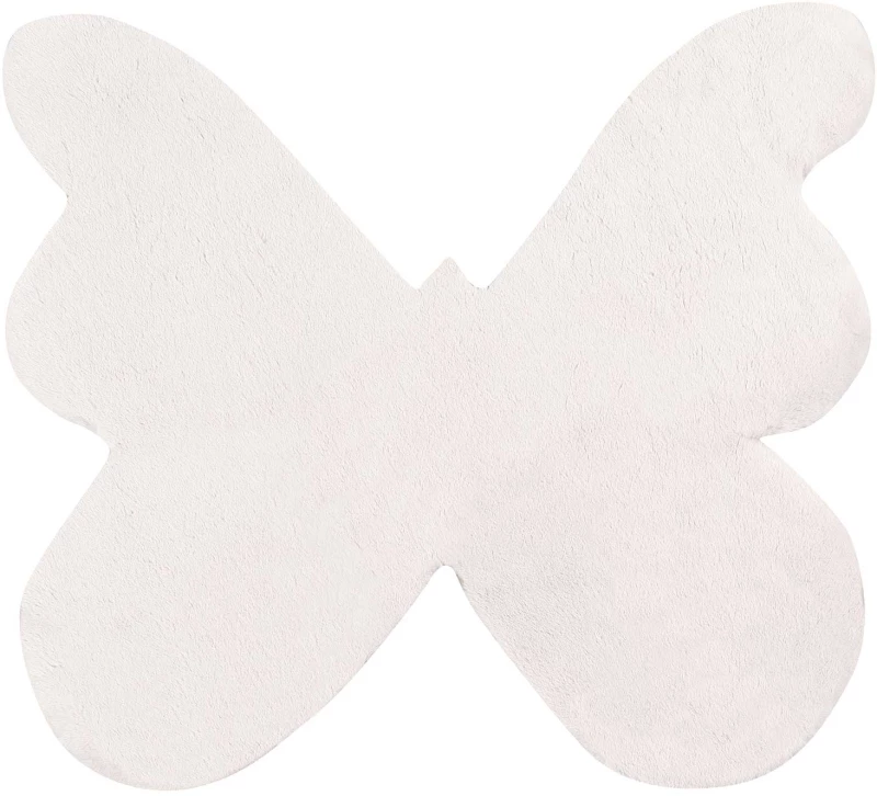 Παιδικό Χαλί BOUND WHITE BUTTERFLY MADI Homeware 160 x 160 εκ.