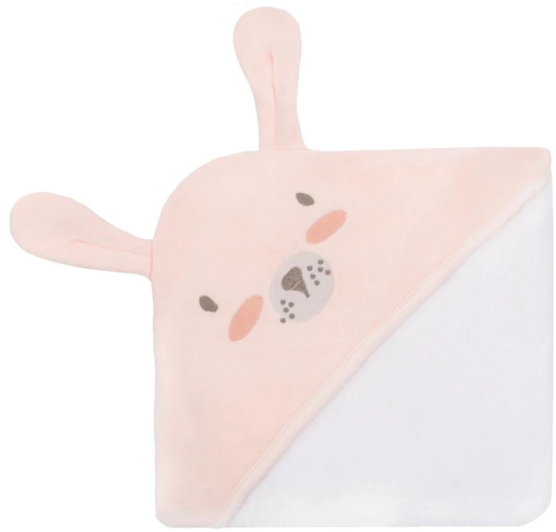 Πετσέτα με Κουκούλα 90x90cm Kikka Boo - Rabbits in Love