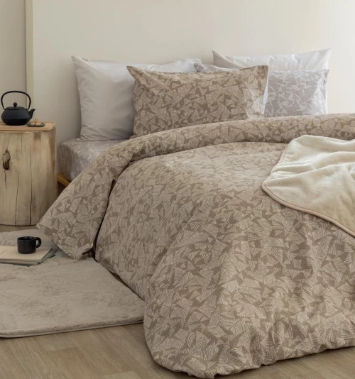 Σετ Σεντόνια Υπέρδιπλα (240x265) FB0225 φανελένια Palamaiki