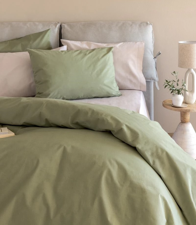 Σεντόνι Υπέρδιπλο (240x260) Etoile/2 Khaki βαμβακερό Palamaiki