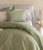 Σεντόνι Υπέρδιπλο (240x260) Etoile/2 Khaki βαμβακερό Palamaiki