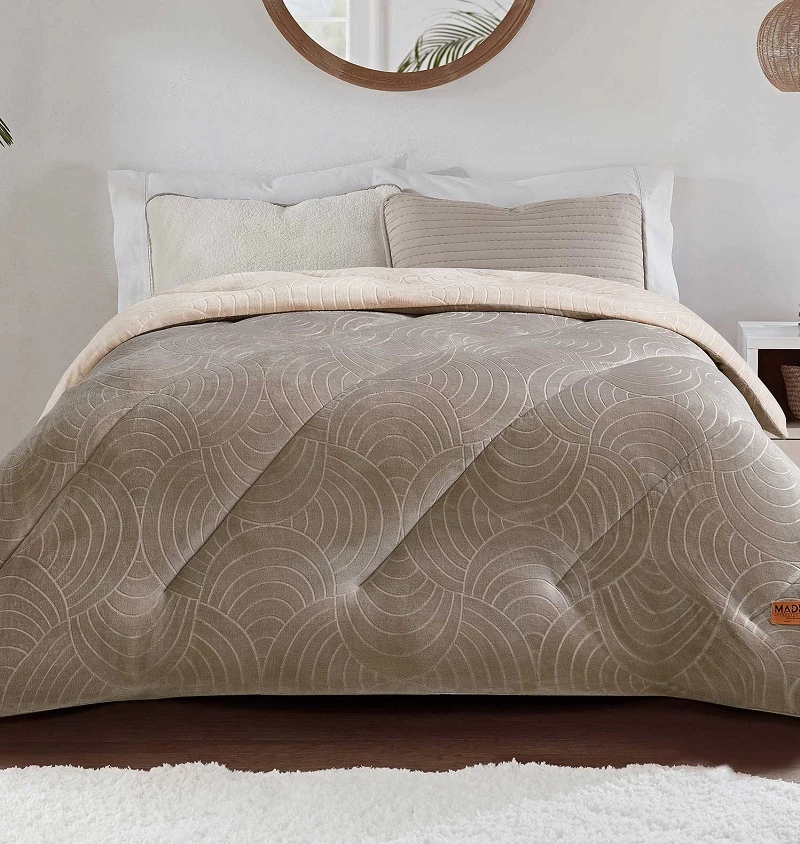 Κουβερτοπάπλωμα Μονό (160x220) Nocture Cream MADI