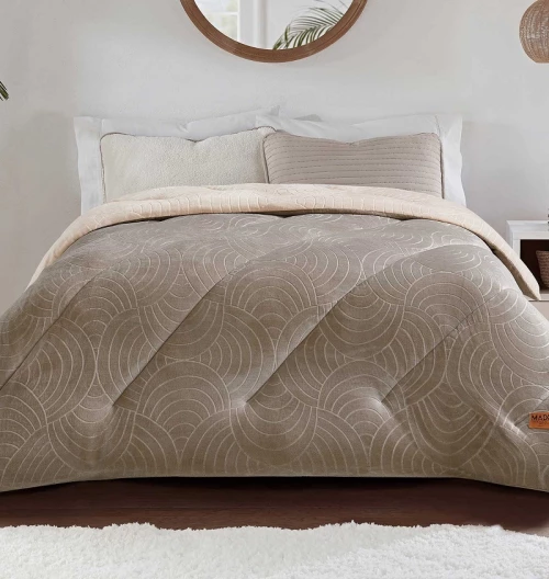 Κουβερτοπάπλωμα Μονό (160x220) Nocture Cream MADI