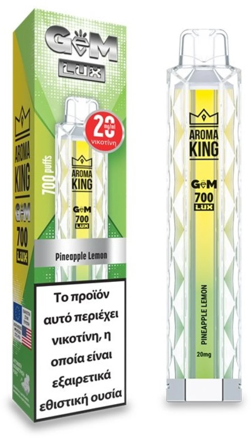 Ak Gem700 Lux Pineapple Lemon 2ml 20mg