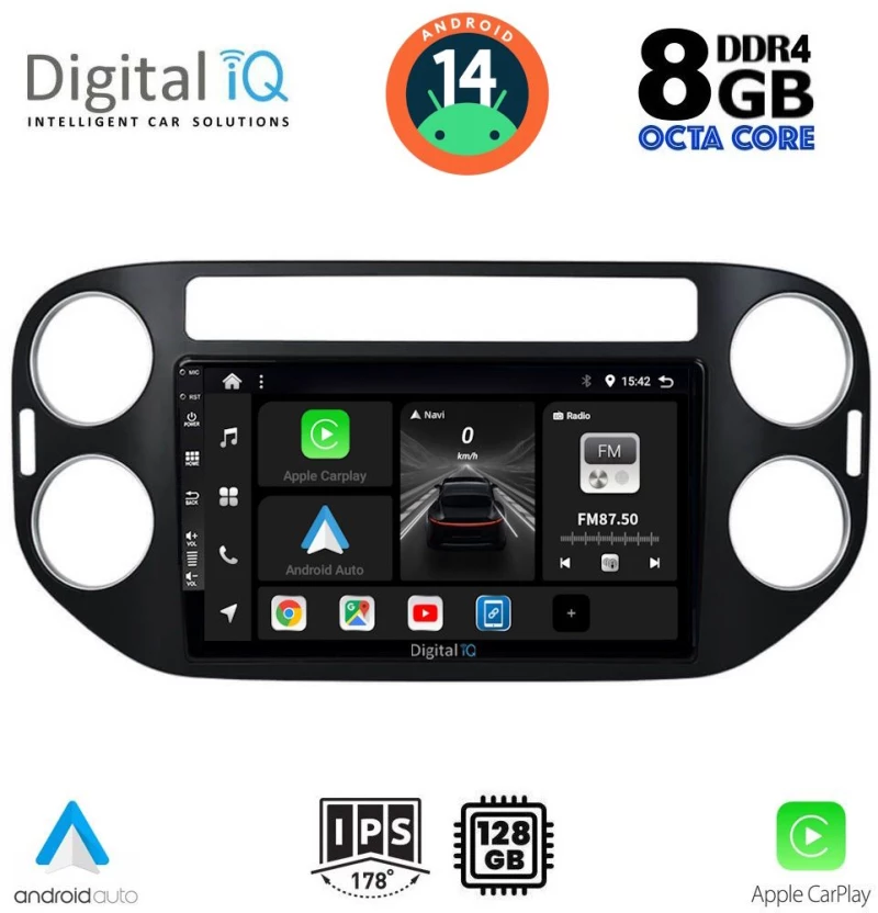 DIGITAL IQ BXF 7760_CPAA (9inc) MULTIMEDIA TABLET for VW TIGUAN mod. 2004-2016