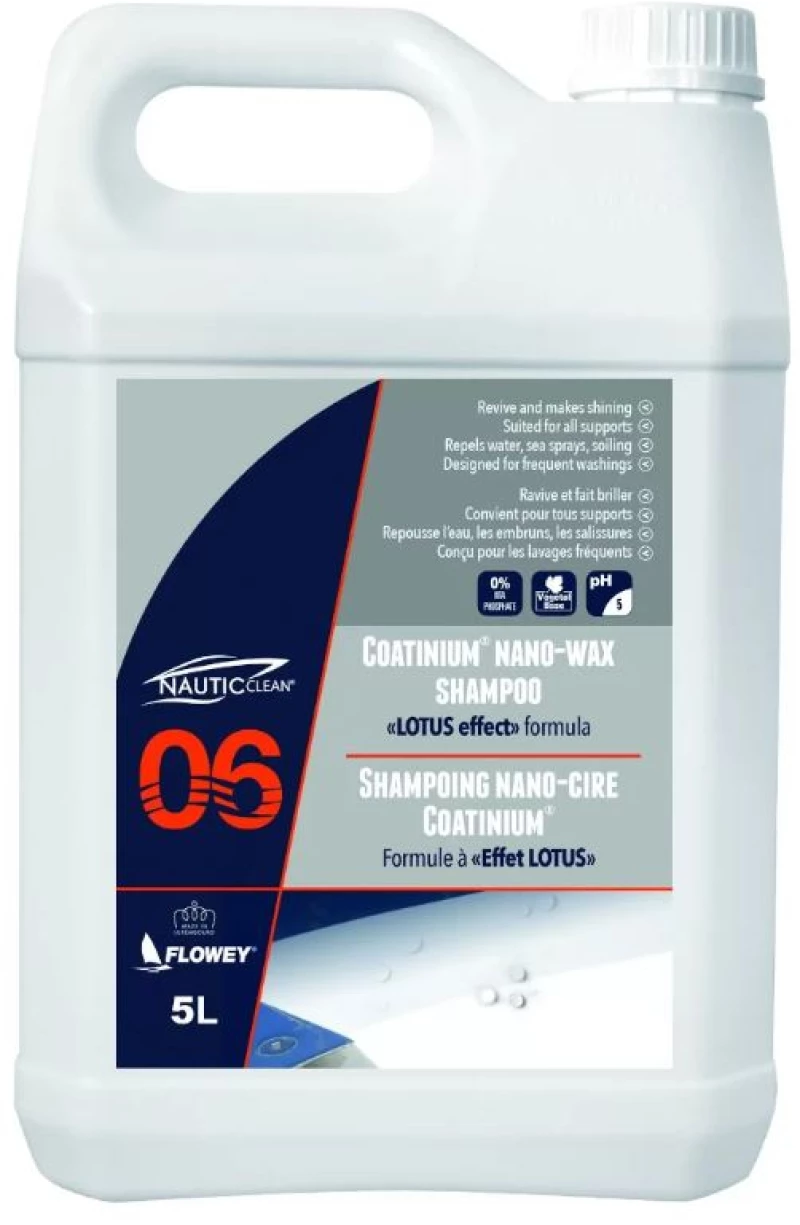 Nautic Clean 06 Σαπούνι Kαθαρισμού Σκάφους με Κερί - 5lt