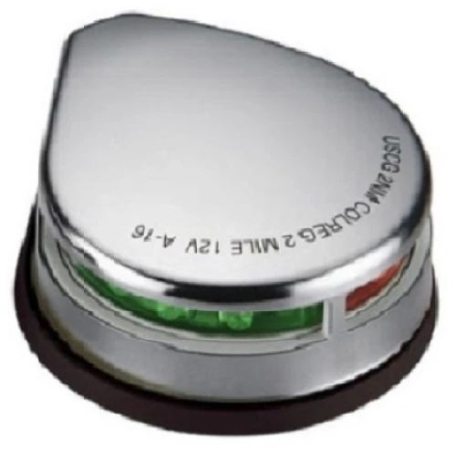 Φανός Inox Επικαθήμενος LED Διπλός
