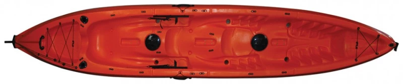 Καγιάκ Sit On Top Nereus 3 Seastar 3 ατόμων - Πορτοκαλί