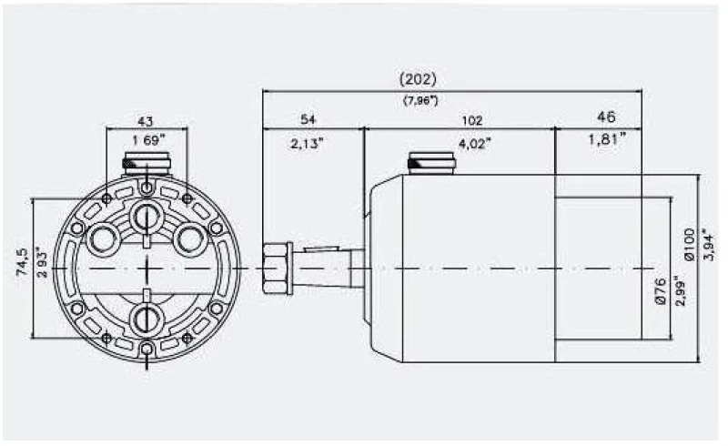 Αντλία Υδραυλικού Τιμονιού 150HP