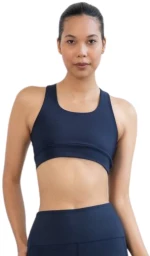 Single Crossed Sport Bra Lismina 375 Navy Blue