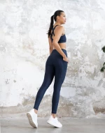 Single Crossed Sport Bra Lismina 375 Navy Blue