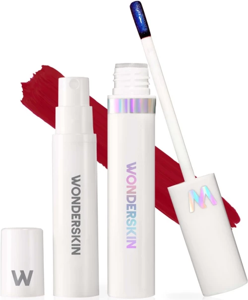 Wonderskin - Wonder Blading Lip Stain Kit Divine Burgundy Red / Beauty