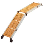 Πασαρέλα με teak σπαστή L250xW37cm
