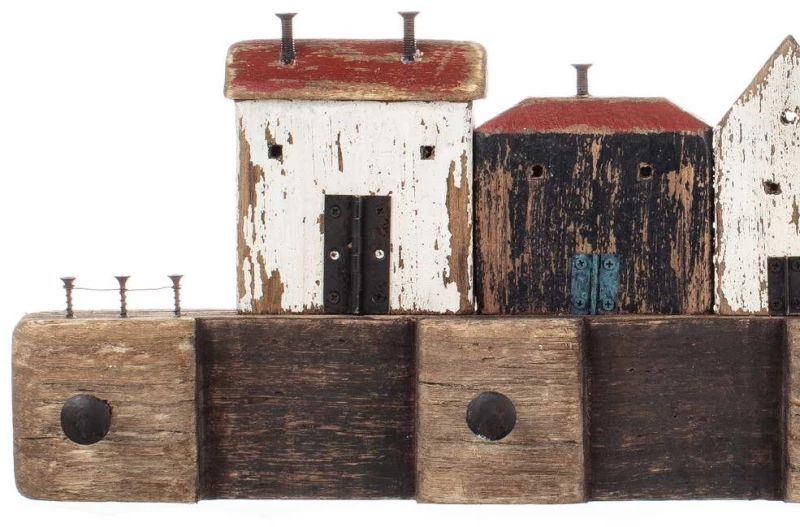 Κρεμάστρα με σπίτια 20,5x60x9,5εκ