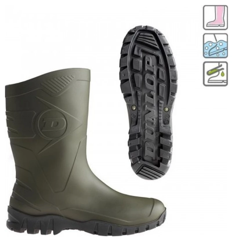 Γαλότσες κνήμης πράσινη Dunlop Dee