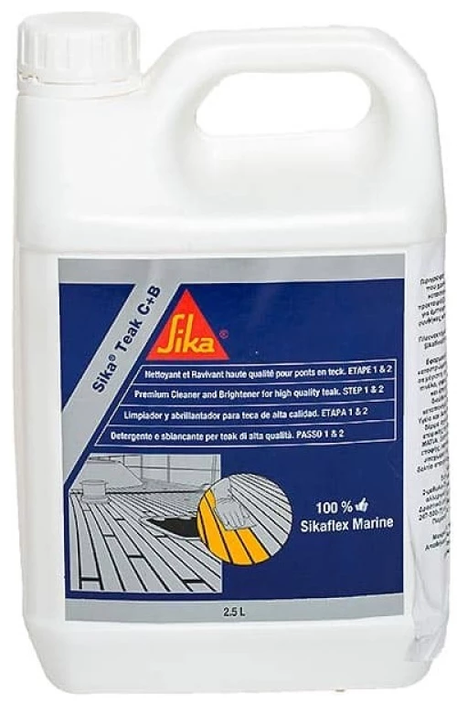 Sika Teak Cleaner & Brightner Καθαριστικό και Λαμπριντικό Teak 2.5lt