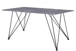 KRYSTAL τραπέζι 120x80x75 μεταλλικό
