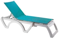 Jamaica beach ξαπλώστρα Turquoise 190x70x38cm