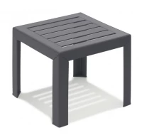 Miami χαμηλό τραπεζάκι Ανθρακί 40x40x35cm