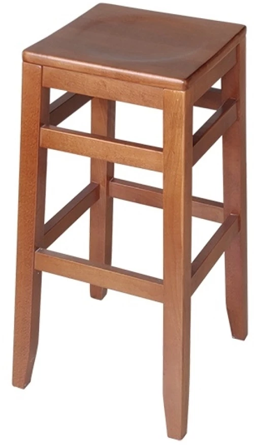 Ξύλινο Σκαμπό Οξιάς 32x32xH74cm