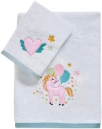 DAS BABY ΣΕΤ ΠΕΤΣΕΤΕΣ 2 ΤΕΜΑΧΙΩΝ ΚΕΝΤΗΤΕΣ FUN 4919 MINT, PINK, WHITE