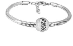 Ατσάλινο βραχιόλι με charm (B3272)