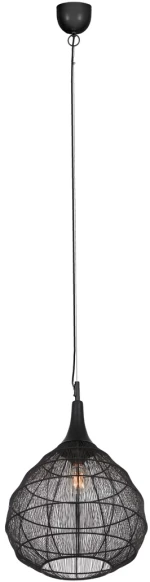 Φωτιστικό Κρεμαστό Trio Lighting SORAYA 365440132 Μαύρο Ματ (Black Mat)