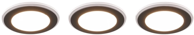Φωτιστικό Χωνευτό Trio Lighting ARGUS 653610332 Μαύρο Ματ (Black Mat) 3000K