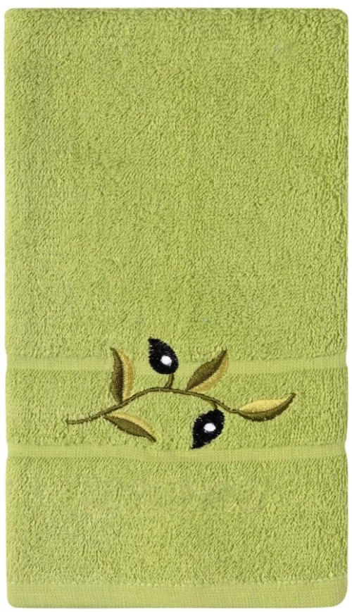 Πετσέτα Σώματος ( 70cm x 140cm ) Πράσινο με κλαδί Silk Fashion
