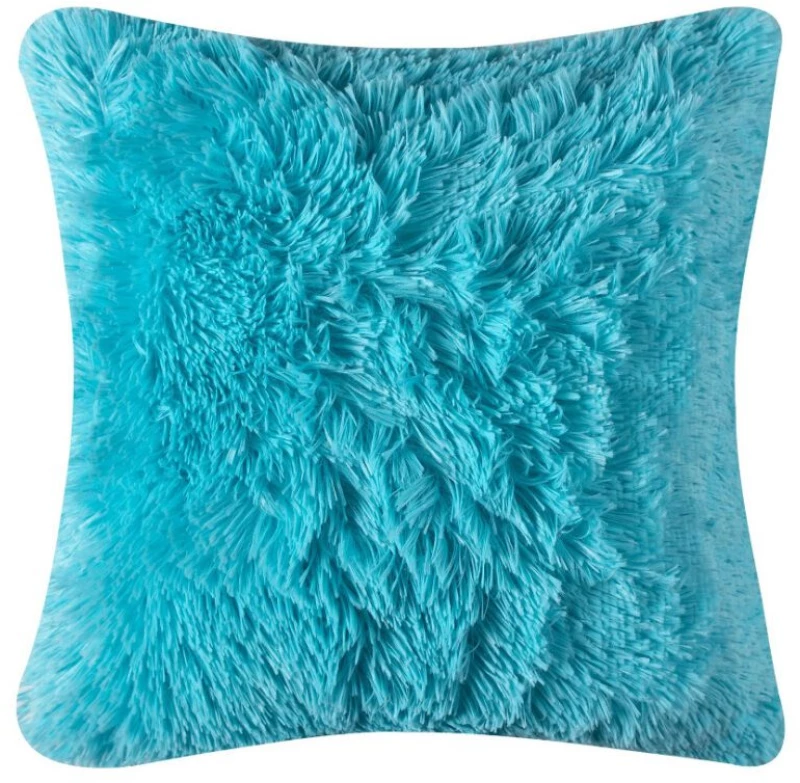 ΜΑΞΙΛΑΡΟΘΗΚΗ LONG HAIR (45cm x 45cm) LIGHT SKY BLUE Silk Fashion