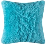 ΜΑΞΙΛΑΡΟΘΗΚΗ LONG HAIR (45cm x 45cm) LIGHT SKY BLUE Silk Fashion