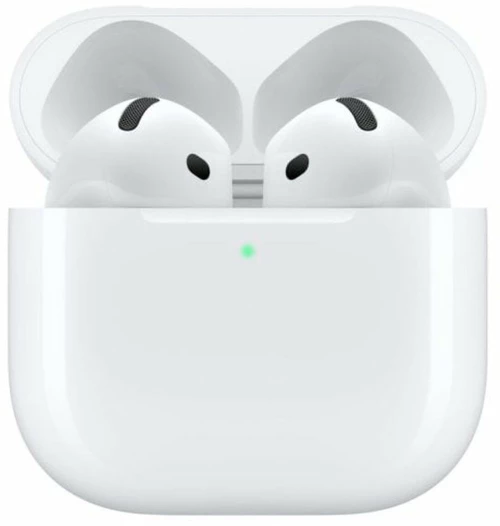 Apple AirPods 4 Earbud Bluetooth Handsfree Ακουστικά με Αντοχή στον Ιδρώτα και Θήκη Φόρτισης Λευκά