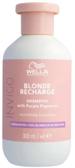 Wella Professionals Invigo Blonde Recharge Shampoo with Purple Pigments 300ml