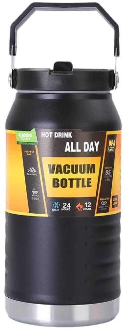 Φορητό παγούρι-θερμός - 1400ml - 123828 - Black