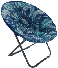 Πτυσσόμενη πολυθρόνα κήπου - 1320L - 270898 - Dark Blue Leaves